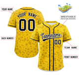 Custom Personalized Star Graffiti Pattern Authentic Baseball Jersey for Men