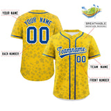 Custom Personalized Star Graffiti Pattern Authentic Baseball Jersey for Men