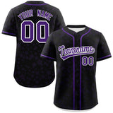 Custom Personalized Star Graffiti Pattern Authentic Baseball Jersey for Men