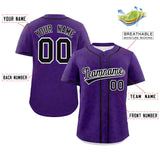 Custom Personalized Star Graffiti Pattern Authentic Baseball Jersey for Men