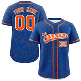 Custom Personalized Star Graffiti Pattern Authentic Baseball Jersey for Men