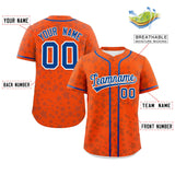 Custom Personalized Star Graffiti Pattern Authentic Baseball Jersey for Men