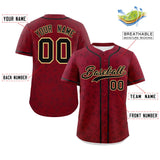 Custom Graffiti Pattern Authentic Personalized Star Baseball Jersey