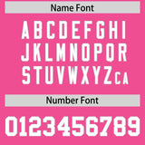 Custom Pink Silver Personalized Color Block Authentic Baseball jersey