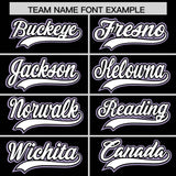 Custom Black Light Purple Personalized Color Block Authentic Baseball jersey