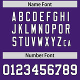 Custom Purple Black Personalized Color Block Authentic Baseball jersey