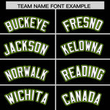 Custom Black Neon Green Personalized Color Block Authentic Baseball jersey