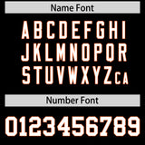 Custom Black Orange Personalized Color Block Authentic Baseball jersey