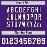 Custom Purple Black Personalized Color Block Authentic Baseball jersey