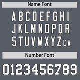 Custom Gray Black Personalized Color Block Authentic Baseball jersey