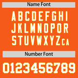 Custom Orange Gold Personalized Color Block Authentic Baseball jersey