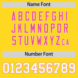 Custom Gold Pink Personalized Color Block Authentic Baseball jersey