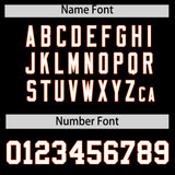 Custom Black Orange Personalized Color Block Authentic Baseball jersey