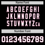 Custom Black Pink Personalized Color Block Authentic Baseball jersey