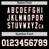 Custom Black Texas Orange Personalized Color Block Authentic Baseball jersey