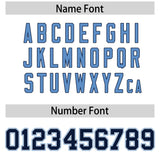 Custom White Light Blue Contrast Raglan Sleeves Authentic Baseball Jersey