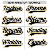 Custom White Old Gold Contrast Raglan Sleeves Authentic Baseball Jersey