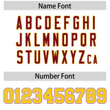 Custom White Crimson Contrast Raglan Sleeves Authentic Baseball Jersey