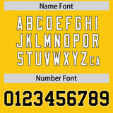 Custom Gold Black Contrast Raglan Sleeves Authentic Baseball Jersey