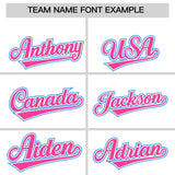 Custom White Powder Blue Contrast Raglan Sleeves Authentic Baseball Jersey