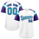 Custom-White-Purple-Contrast-Raglan-Sleeves-Authentic-Baseball-Jersey-013
