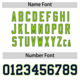 Custom White Neon Green Contrast Raglan Sleeves Authentic Baseball Jersey