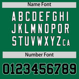 Custom Kelly Green Black Contrast Raglan Sleeves Authentic Baseball Jersey