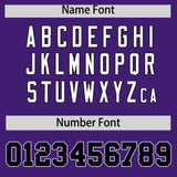 Custom Purple Black Contrast Raglan Sleeves Authentic Baseball Jersey