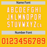 Custom Gold Orange Contrast Raglan Sleeves Authentic Baseball Jersey