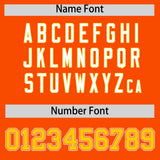 Custom Orange Gold Contrast Raglan Sleeves Authentic Baseball Jersey