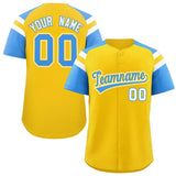 Custom-Gold-Powder-Blue-Contrast-Raglan-Sleeves-Authentic-Baseball-Jersey-076