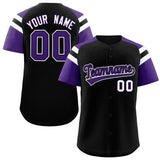 Custom-Black-Purple-Contrast-Raglan-Sleeves-Authentic-Baseball-Jersey-080