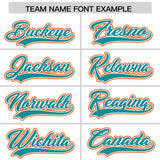 Custom White Orange Contrast Raglan Sleeves Authentic Baseball Jersey