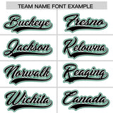 Custom White Kelly Green Contrast Raglan Sleeves Authentic Baseball Jersey