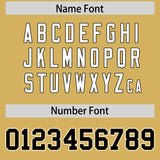 Custom Old Gold Black Contrast Raglan Sleeves Authentic Baseball Jersey