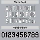 Custom Silver Black Contrast Raglan Sleeves Authentic Baseball Jersey