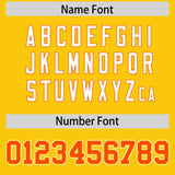 Custom Gold Orange Contrast Raglan Sleeves Authentic Baseball Jersey