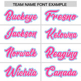 Custom White Powder Blue Contrast Raglan Sleeves Authentic Baseball Jersey