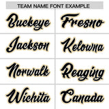 Custom White Old Gold Contrast Raglan Sleeves Authentic Baseball Jersey