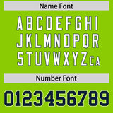 Custom Neon Green Navy Contrast Raglan Sleeves Authentic Baseball Jersey