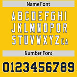 Custom Gold Navy Contrast Raglan Sleeves Authentic Baseball Jersey