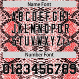 Custom Multi Color Snakeskin Pattern Authentic Baseball Jersey