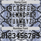 Custom Multi Color Snakeskin Pattern Authentic Baseball Jersey