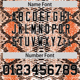 Custom Multi Color Snakeskin Pattern Authentic Baseball Jersey