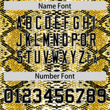 Custom Multi Color Snakeskin Pattern Authentic Baseball Jersey