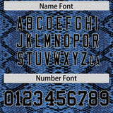 Custom Multi Color Snakeskin Pattern Authentic Baseball Jersey