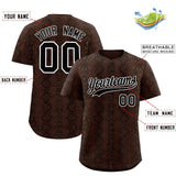 Custom Multi Color Snakeskin Pattern Authentic Baseball Jersey