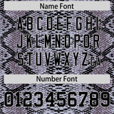 Custom Multi Color Snakeskin Pattern Authentic Baseball Jersey