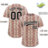 Custom Multi Color Snakeskin Pattern Authentic Baseball Jersey