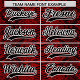 Custom Multi Color Snakeskin Pattern Authentic Baseball Jersey